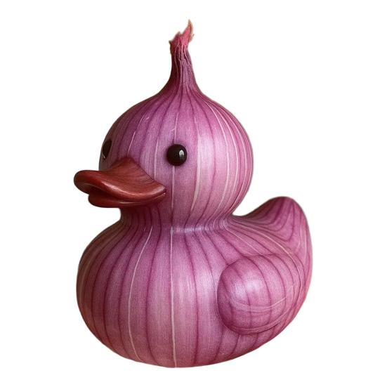 Vegetable Duck Figurine Tomato Carrot Mushroom Onion Potato Cabbage Pepper Duck Statue Resin Sculpture Home Office Decoration Ornament