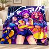 Kpop demon hunters blanket Flannel Blanket Soft Cozy Plush Throw for Sofa Bed Lightweight Home Decoration Outdoor camping