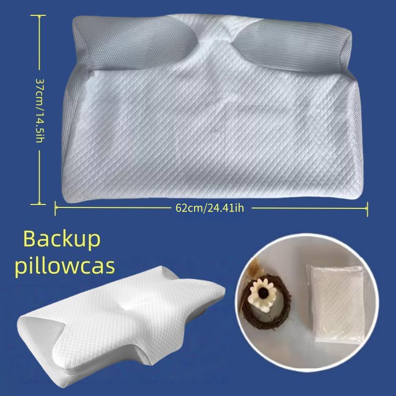 Memory Foam Cervical Pillow - Ergonomic Neck Support, Slow Rebound Butterfly Design