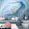 Large Murals Blue Marble Wallpaper Living Room TV Background Wall Decor Home Modern Wallpaper