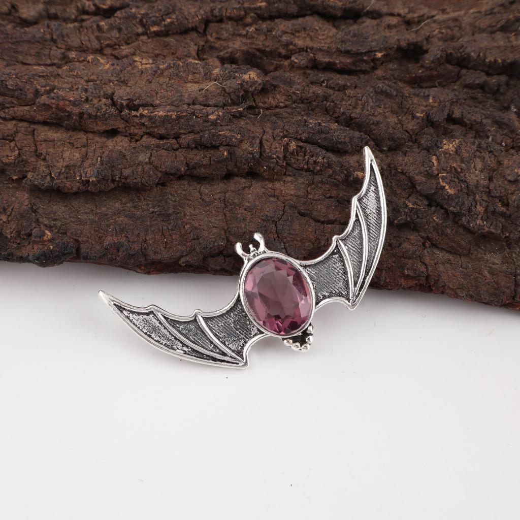 Rhodolite Beautiful Gemstone Pendant, 925 Sterling Silver Adorable Jewelry For Love, Handmade Dazzling Jewelry For Gift
