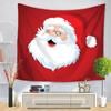 Year 'S Decoration Room Tapestry Santa Claus Series Tapestry Print Home Hanging Beach Cloth Living Room Bedroom Wall Hanging