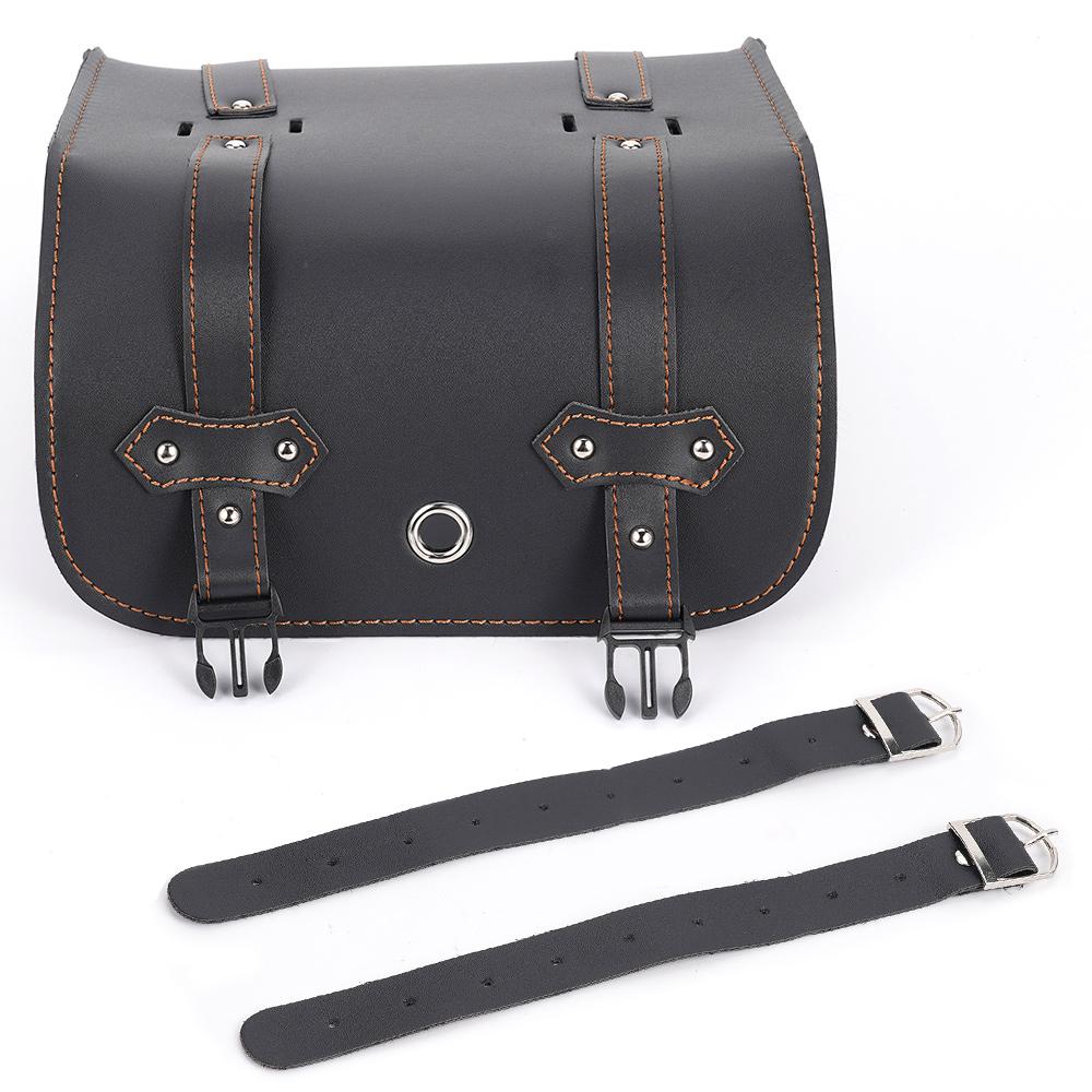 PU-Leder Reisegepäcktasche Motorradtasche Cruiser für Harley Universal Motorrad Seitentasche Wasserdichte Werkzeugtasche Satteltaschen