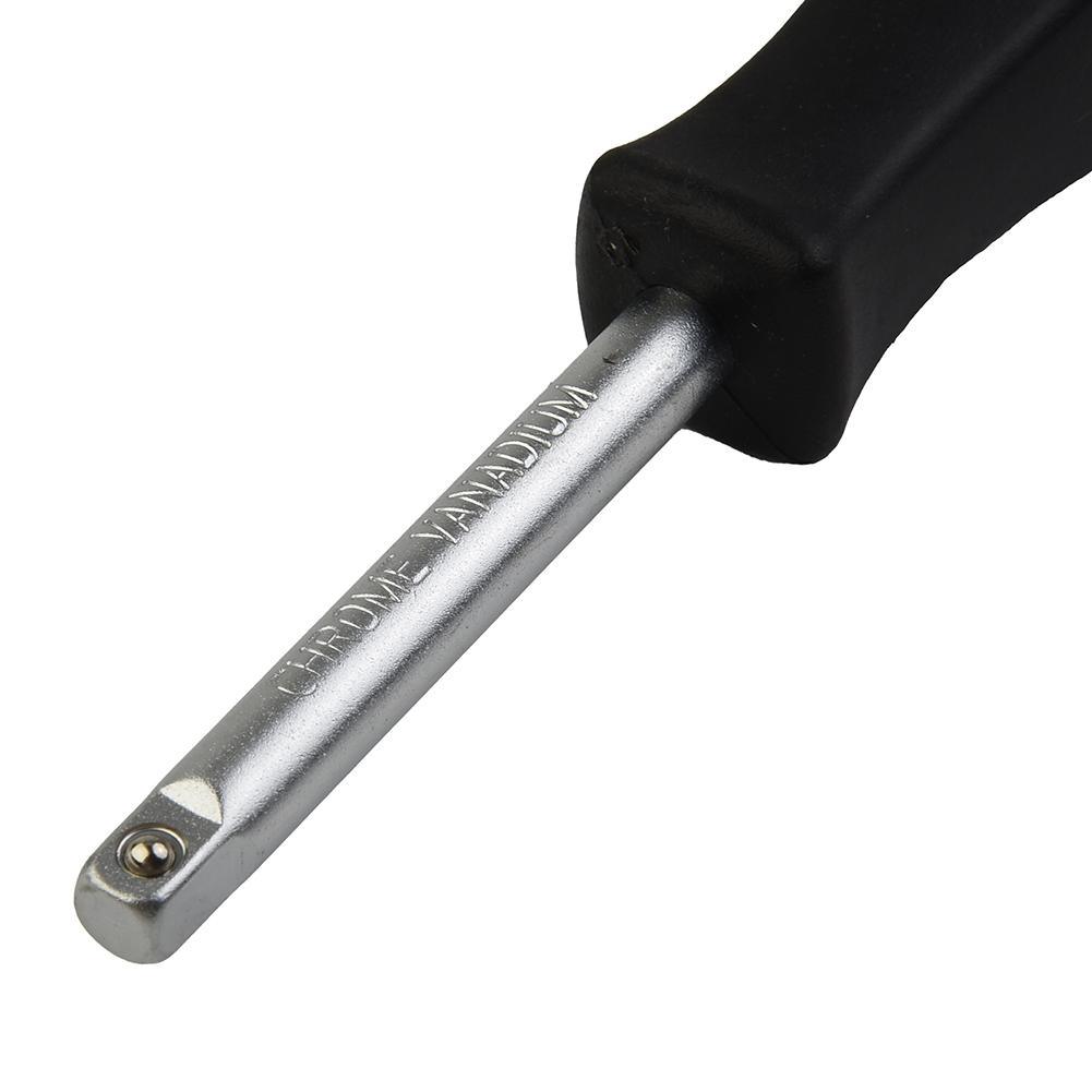 Čtvercová tyč Ojnice Čtvercová gumová rukojeť 150 mm černá