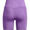Under Armour Solid High-Waisted Slim Fit Nine-Point Sports Pants Women Bottoms Purple 1382525-560