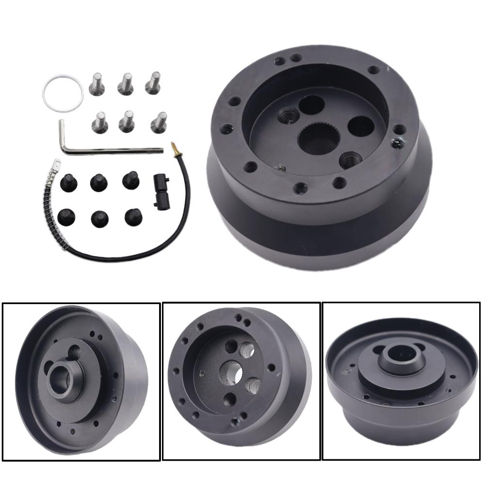 Steering Wheel Hub Adapter 5&6 Hole Compatible with 1969-1994 Chevrolet Chevy GM Flaming River Ididit Buick Jeep Pontiac