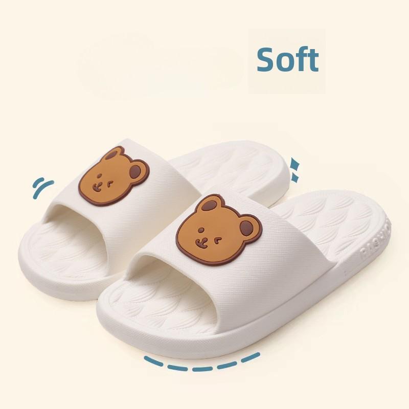 Fashion Summer Beach Slides Bathroom Anti Slip Slipper Non-Slip Home Flip Flops Cartoon Frog Soft Sandals