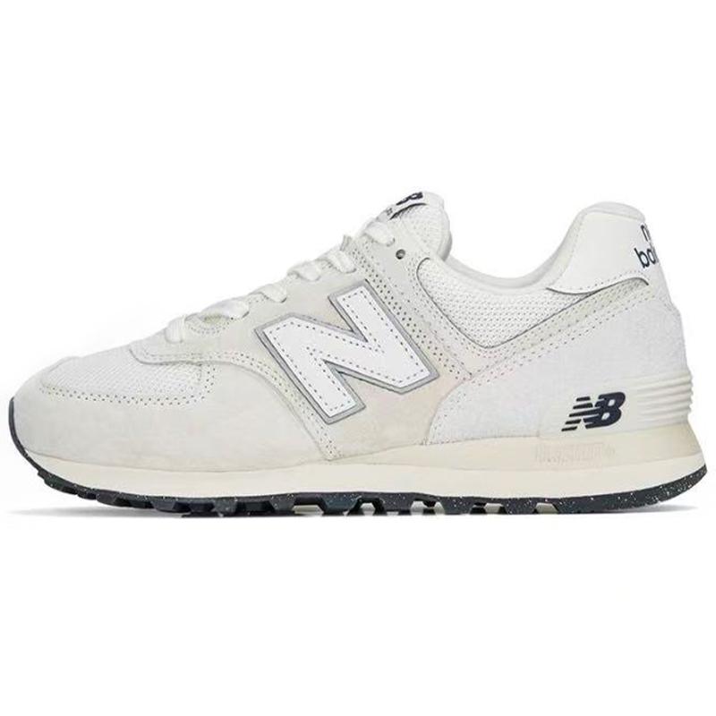 New Balance NB 574 Abrasion Resistant Low top Running Shoes Unisex Pink White U574LS2(Team679-)