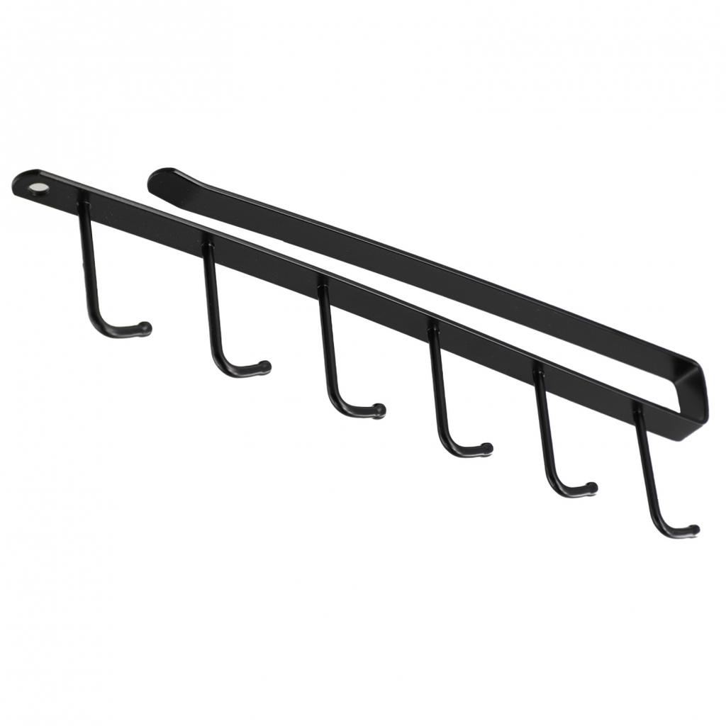 Under Cabinet Storage Rack Wardrobe White Cup Organizer