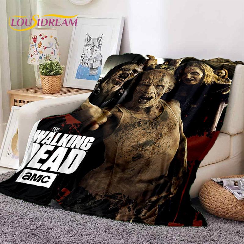 The Walking Dead Lincoln TWD Coperte Morbide, Coperta Plaid Calda Coperta Confortevole per Picnic Letti Divano Camera da Letto Casa Regalo
