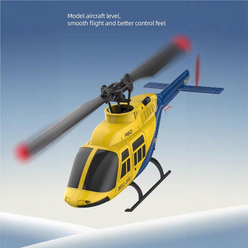 Rc Helicopter A60 1:42 Four Channel Like The Real Bell206 Remote Control Helicopter Fixed High Optical Flow Rc Toy