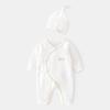 Newborn Boneless Harem Romper - Spring/Autumn Pure Cotton Crawling Suit for Boys & Girls