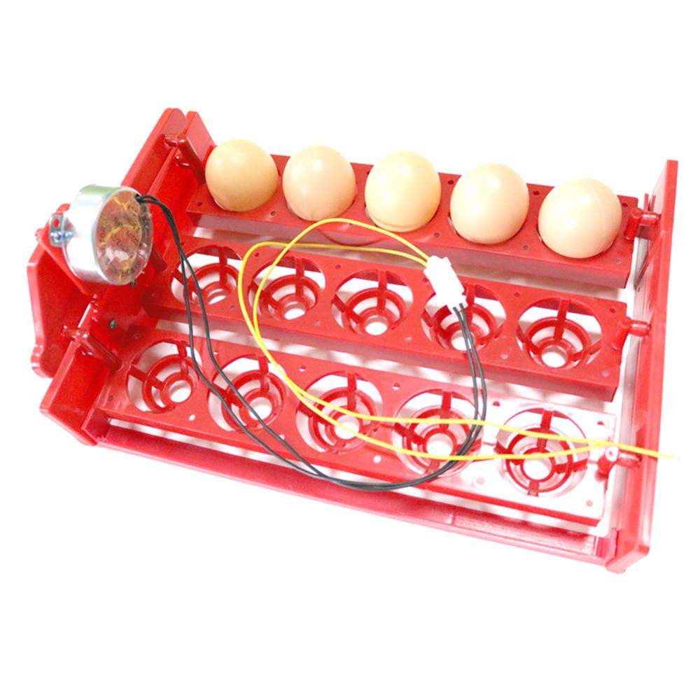 15 Eggs Automatically Incubator Turn Eggs Tray 220V/110V/12V Motor Chicken Birds Eggs Hatching Equipment Poultry Incubator