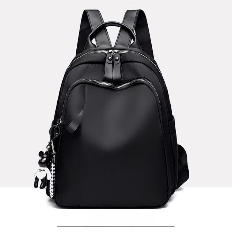 

Новый простой женский рюкзак для отдыха и путешествий 25*11*32cm чёрный