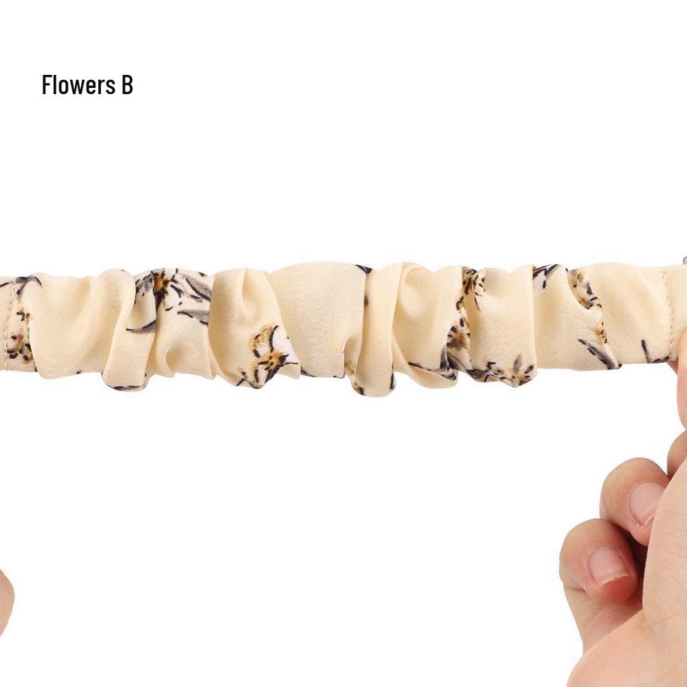 Brățară de ceas elastică tip scrunchie de 20mm/22mm pentru Samsung Galaxy Watch 4 & Huawei GT2 (42mm/46mm)