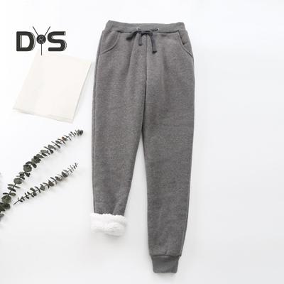Women Cotton Sweatpants Winter Fleece Warm Loose Pants with Pockets Casual Lounge Joggers for Running Workout Yoga