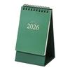 2026 Desk Calendar Twin-Coil Binding Tabletop Calendar 16 Month Runs from Sep 2025 To Dec 2026 For Daily Scheduling