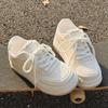 Milk fufu little white shoes women 2025 summer new popular student versatile chic shoes women thick baseplate shoes