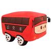 Police Car Bus Plush Toy Cartoon Model Stuffed Doll Cute Decoration Kids Gift