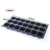 M-10Pcs Seedling Trays Plastic Gardening Germination Trays Black Seedling Container Garden Supplies For Vegetable Flower