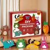 Kid's Creative Sewing Pendant Kit - Educational Non-woven Fabric Craft for Early Learning
