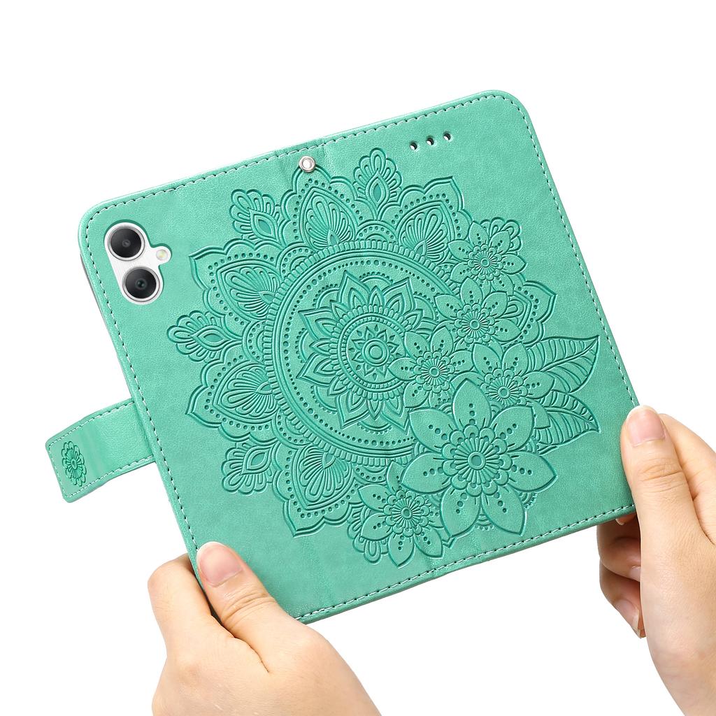 For Samsung Galaxy A07 4G/A06 4G/A06 5G Case Floral Pattern PU Leather Wallet Stand Phone Cover
