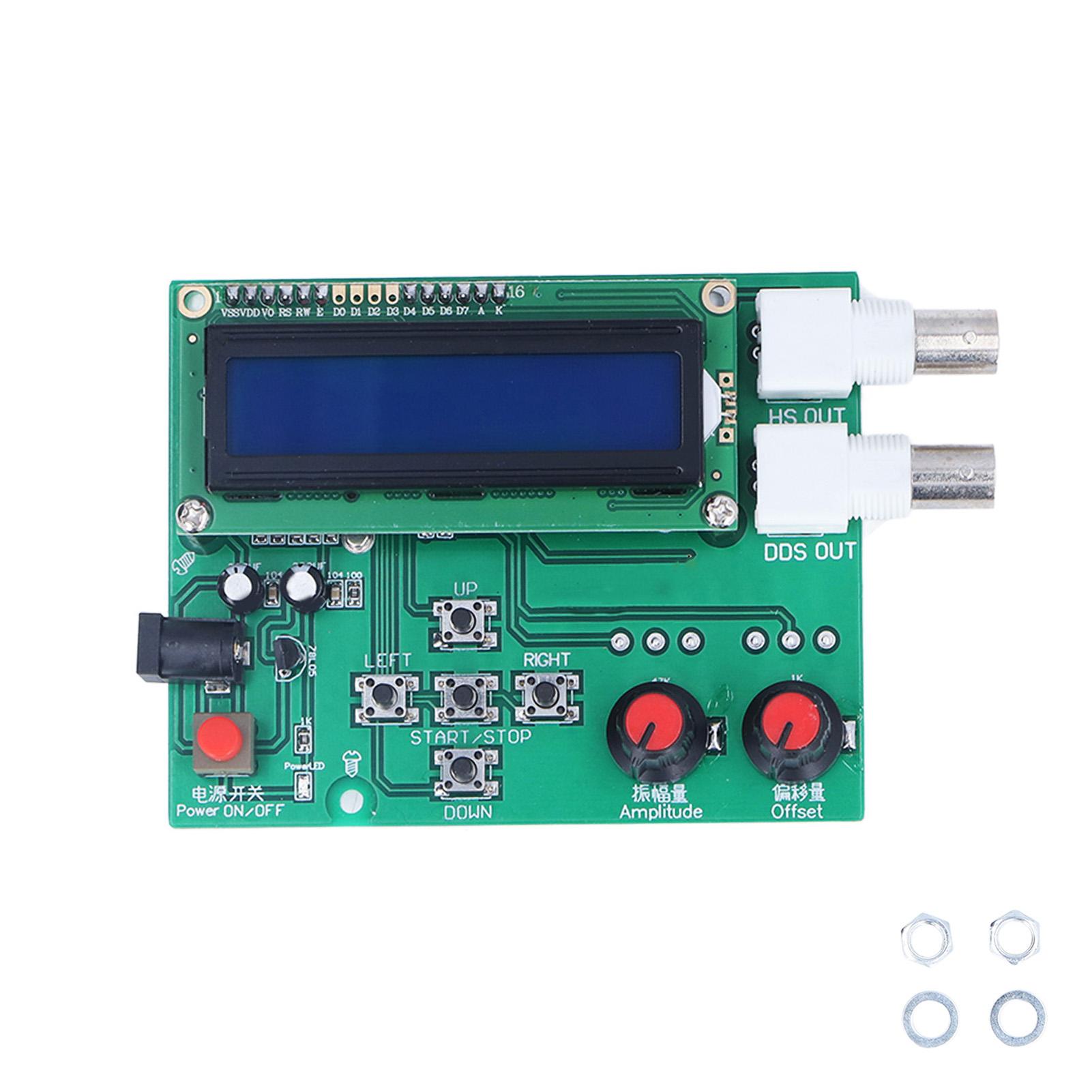 

DDS Function Signal Generator Module Sine Square Sawtooth Triangle Wave Kit 1‑65534Hz DC 7V‑9V