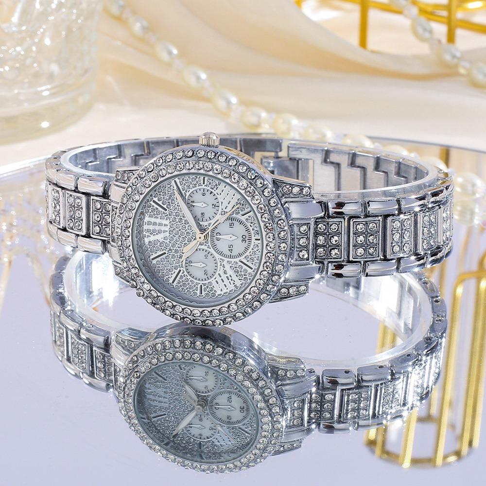 New Fashion Women Watches Simple Alloy Rhinestone Watch Lady Quartz Watch Casual Wristwatch Relogio Feminino Women Watches Clock