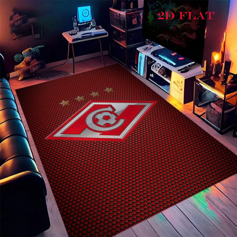 Spartak Moscow Storm Carpet Rug for Living Room Bedroom Home Sofa Decoration,Kids play Nonslip Floor Mat