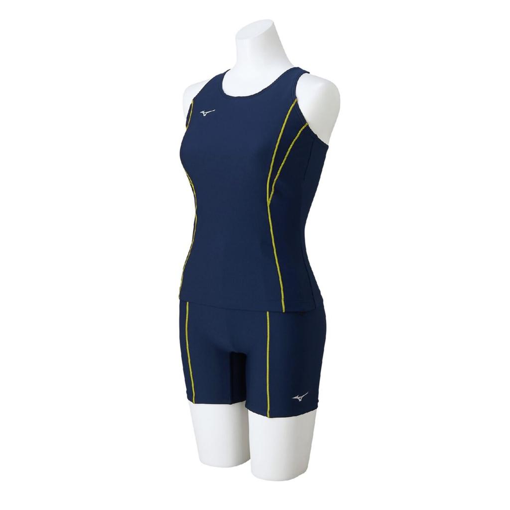 MIZUNO Basic for Competitive and Fitness Use Women's One-Piece Swimsuit, N2MGDC12,