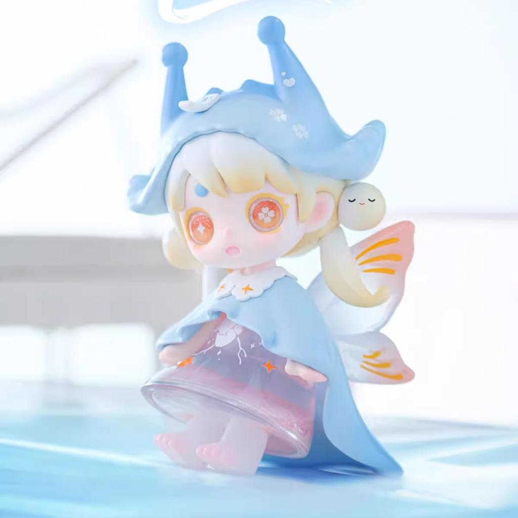 Keeno WISH ON THE SEA BREEZE Série Blind Box Roztomilá Q-Verze Pryskyřičný Model Stolní Trendy Ozdoba Designová Hračka Překvapivý Dárek