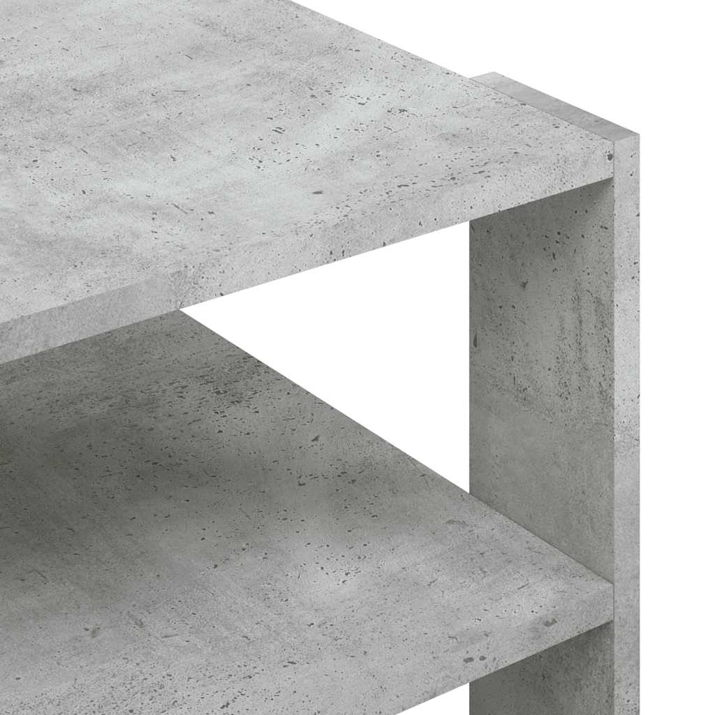 Coffee Table Concrete Grey 58 x 58 x 40 cm Particleboard