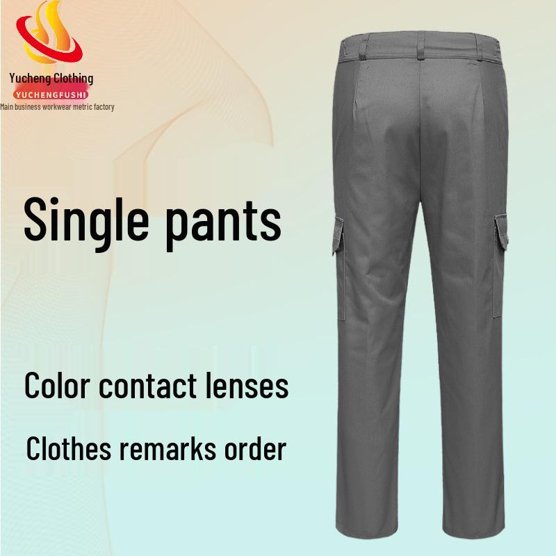 Men's Anti-Static High-Visibility Workwear Set for Construction, Road Administration, Rescue, and Landscaping