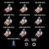 45PCS/Box WH148 Potentiometer 3PIN/6PIN kit 1k 5k 10k 20k 50k 100k 500k 1M ohm with Blue knob