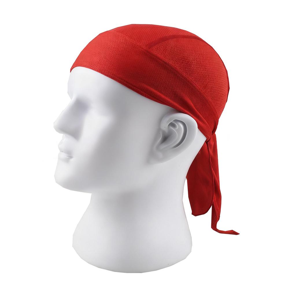 Breathable Mesh Pirate Bandana Cap Cycling Quick Drying Pirate Hat Sweat Absorbent Helmet Inner Head Cover Skull Cap for Men