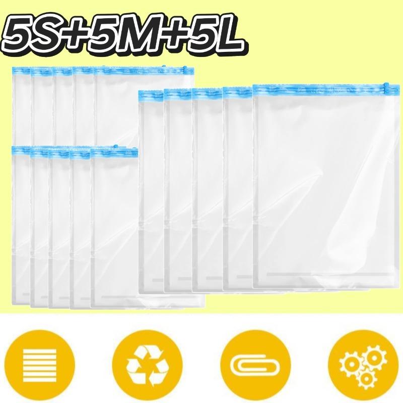 Reise Aufrollbare Kompressionsbeutel, Wiederverwendbare Vakuumaufbewahrungs-Organizer-Tasche, Platz sparen, Aufrollbare Kompression, für Rucksackgepäck