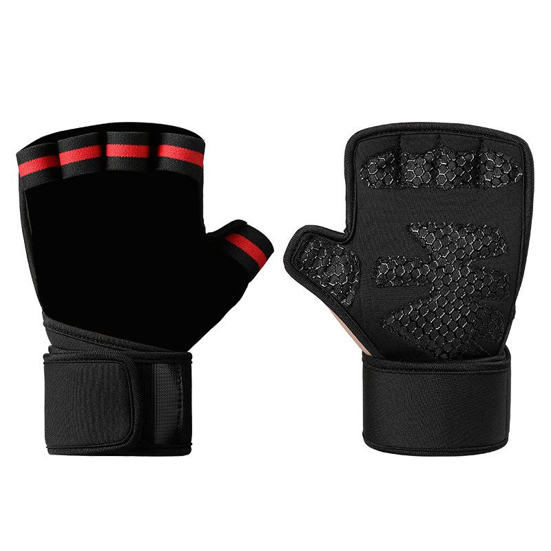 Fitness Gloves Weightlifting Dumbbell Pull Up Full Palm Protection Anti Slip Wear Resistant Universal Sports Gloves for Men and Women