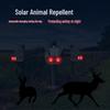 Solar-Powered Red Light Repellent for Rabbits, Wolves, Bears, Deer, and Weasels