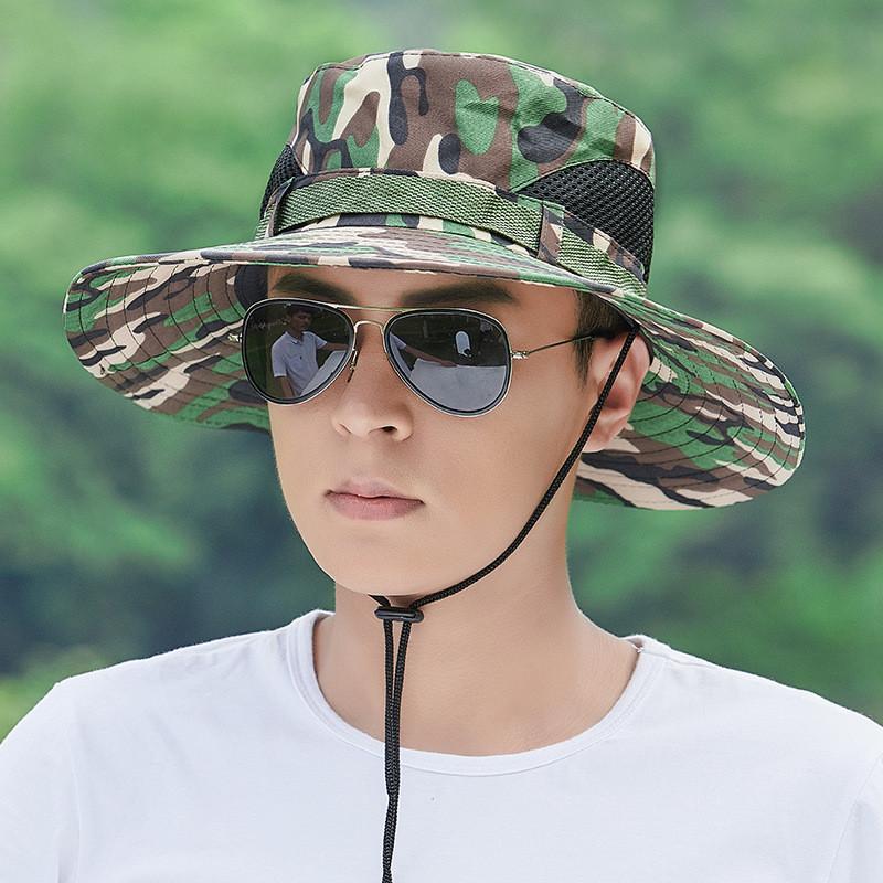 Fisherman Hat Men Summer Sun Protection Cap With Short Brim For Fishing And Outdoor Activities