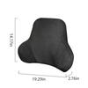 Forbell Lumbar Support Pillow for Office Chairs and Car Memory Foam Back Cushion for Lower Back Pain Soft Suede Ergonomic Back Support for Desk and