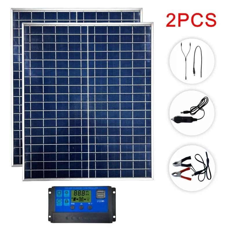 1000W Solar Panel Kit, 12V 100A
