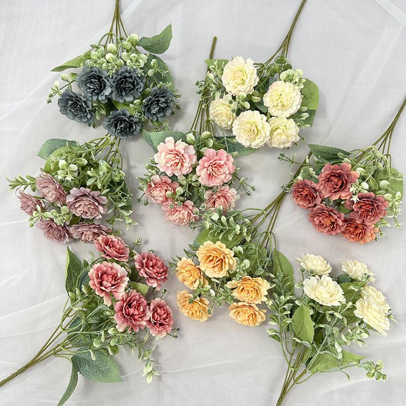 Flower Artificial Peony Wedding Hotel Restaurant Decoration Ornament Desktop