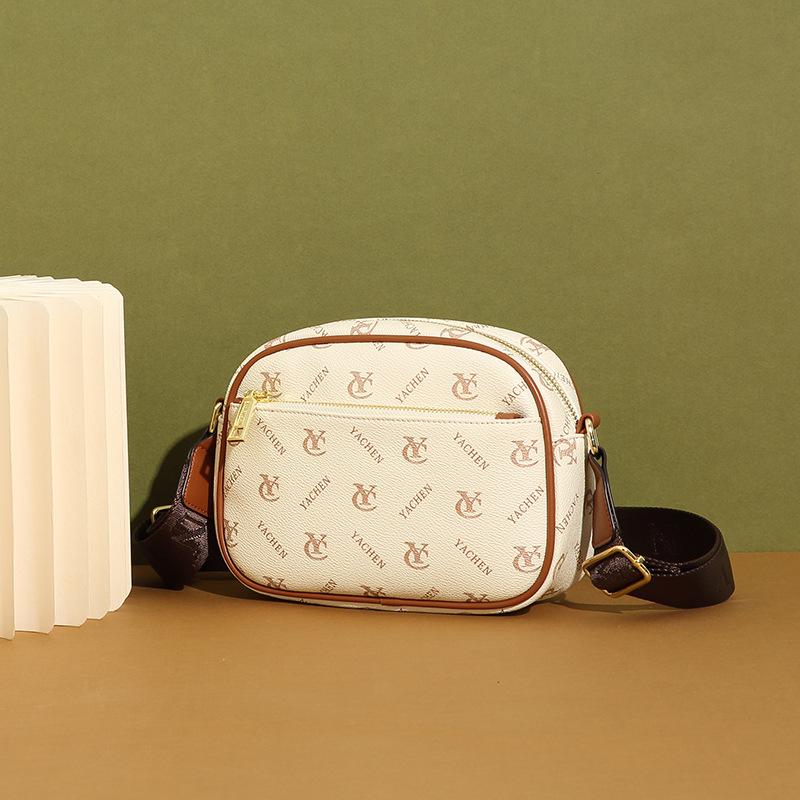 Bag Women's Summer Versatile New Trend High-end Soft Leather Multi-layer Shoulder Bag Messenger Bag Mobile Phone Bag