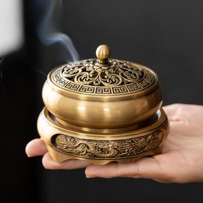 Retro Creative Aromatherapy Burner Three-Legged Small Incense Burner Base Home Decorative Indoor/tea Room/soothing Purifying