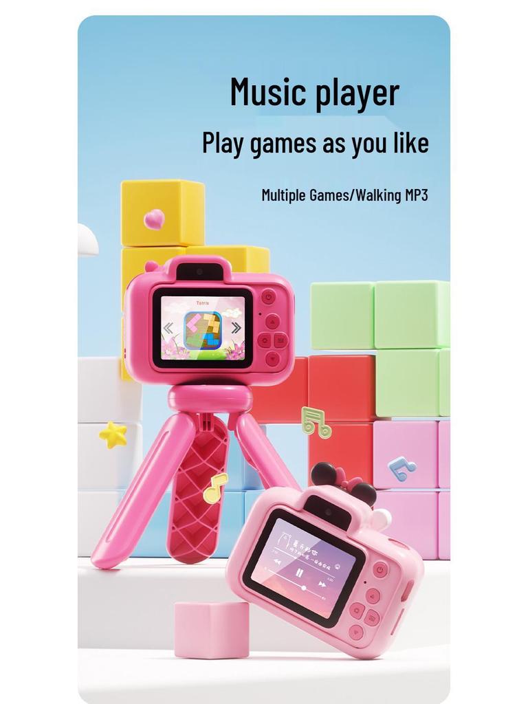 Judy Kids HD Digital Camera & Camcorder Toy for Girls