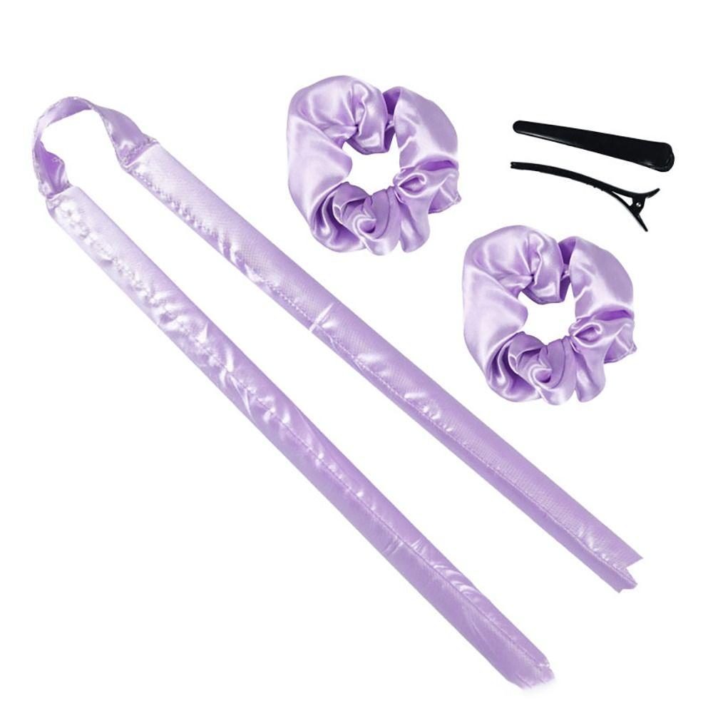 

Drum-type Curling Set Heatless Curling Stick Convenient Hair Curler Women фіолетовий
