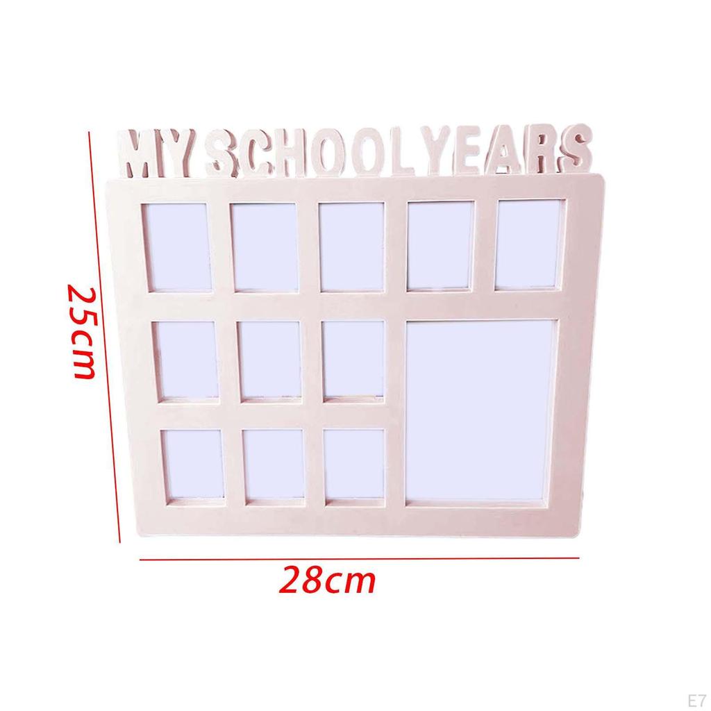 Hanging School Picture Frame from Kindergarten to Graduation Photo Frames Growing Memory