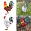 Chicken Statue Decors Rooster Sculpture Modern Art Table Centerpieces Crafts Metal Sculpture Gifts Lawn Ornaments