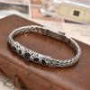 New Black Chain Turkish Style Men's Retro Geometric Zircon Style Bracelet