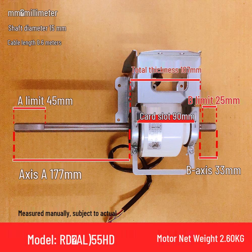 

RD(AL)55HD Compatible Motor for Carrier Central AC Ducted Unit DR-310-55-8-2